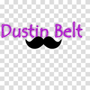 Textos de Dustin Belt transparent background PNG clipart