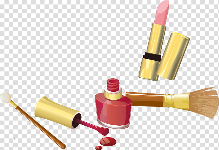 Makeup, Makeup Brushes, Cosmetics, Makeup Artist, Beauty Parlour, Mascara, Lipstick, Cosmetic Packaging transparent background PNG clipart