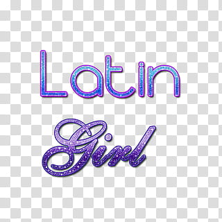 Latin Girl, blue latin girl text transparent background PNG clipart