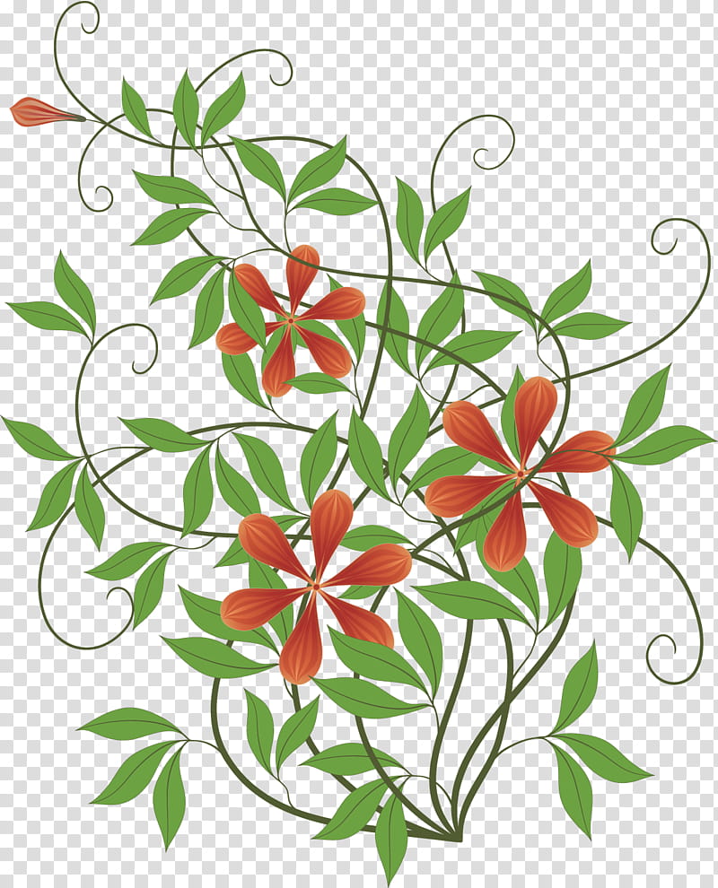 Floral Plant, Drawing, Cartoon, Brush, Flower, Floral Design, Wildflower, Honeysuckle transparent background PNG clipart