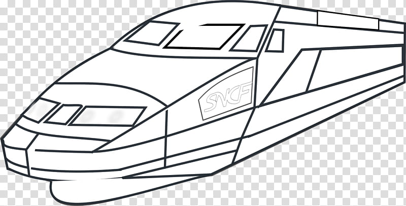 Boat, Rail Transport, Train, Line Art, Highspeed Rail, Shinkansen, Drawing, Locomotive transparent background PNG clipart