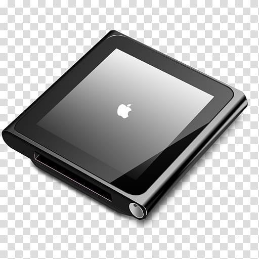 iPod nano Multi Touch PSD , iPod nano black icon transparent background PNG clipart