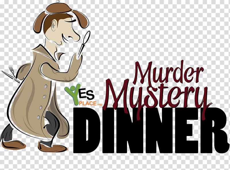 Mystery Dinner, Logo, Human, Murder Mystery Game, Pet, Recreation, Behavior, Text, Communication, Joint transparent background PNG clipart