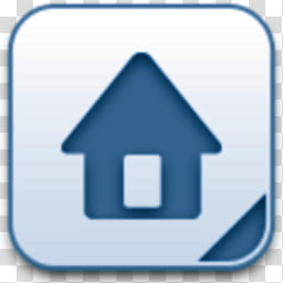 Albook Extended Blue House Icon Transparent Background Png Clipart Hiclipart