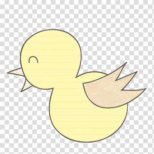 yellow chick artwork transparent background PNG clipart