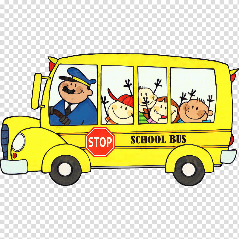 stick figure bus driver cartoon