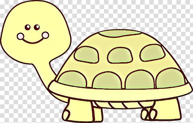 tortoise yellow turtle cartoon pond turtle, Smile, Happy transparent background PNG clipart