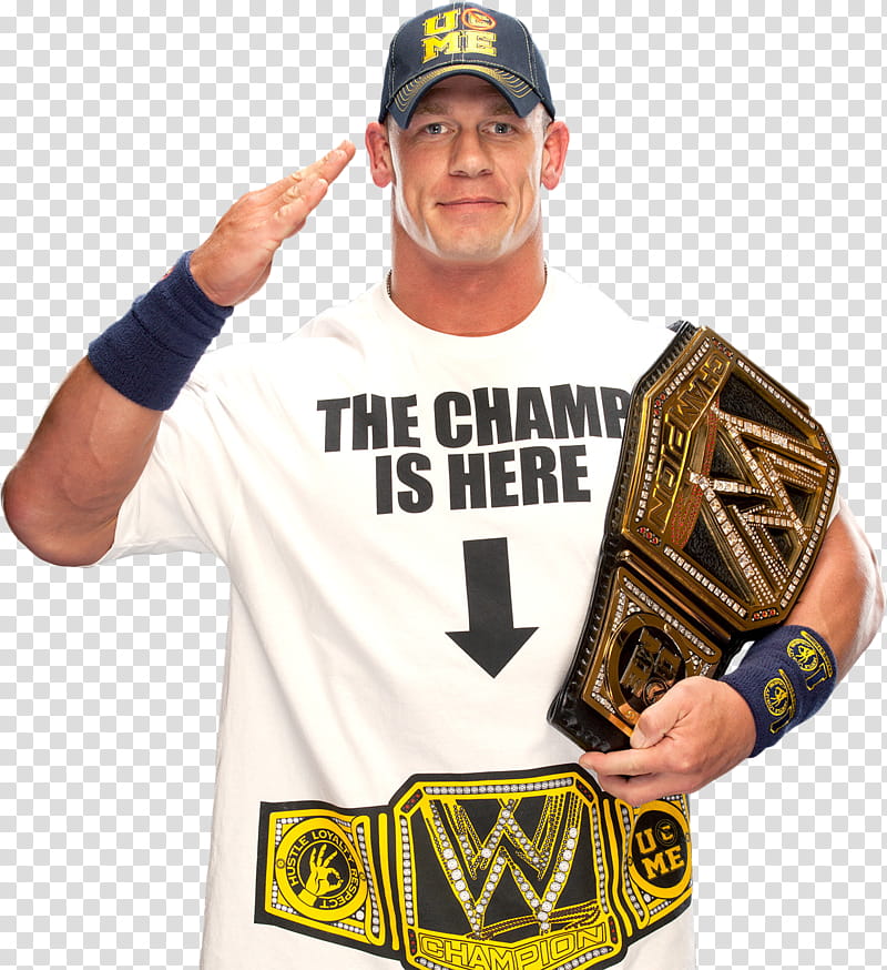 John Cena WWE Champion  transparent background PNG clipart