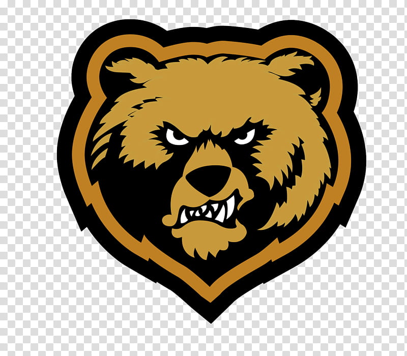 Lion Logo, Bear, American Black Bear, Mascot, Roar, Grizzly Bear, Yellow, Brown Bear transparent background PNG clipart