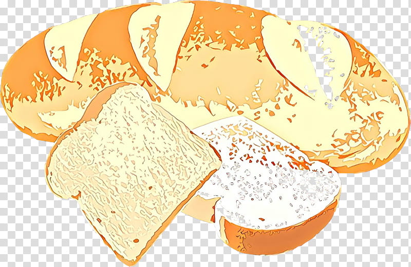 food junk food cuisine dish sliced bread, Cartoon, Ingredient, Baked Goods, White Bread, Bun transparent background PNG clipart