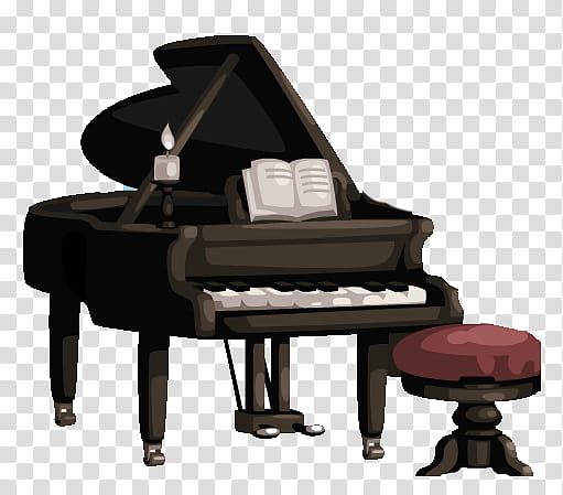 painting of grand piano transparent background PNG clipart