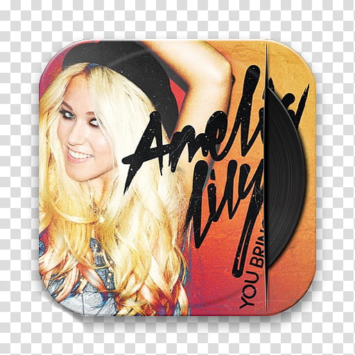Music Album Cover Icons , Amelia Lily transparent background PNG clipart