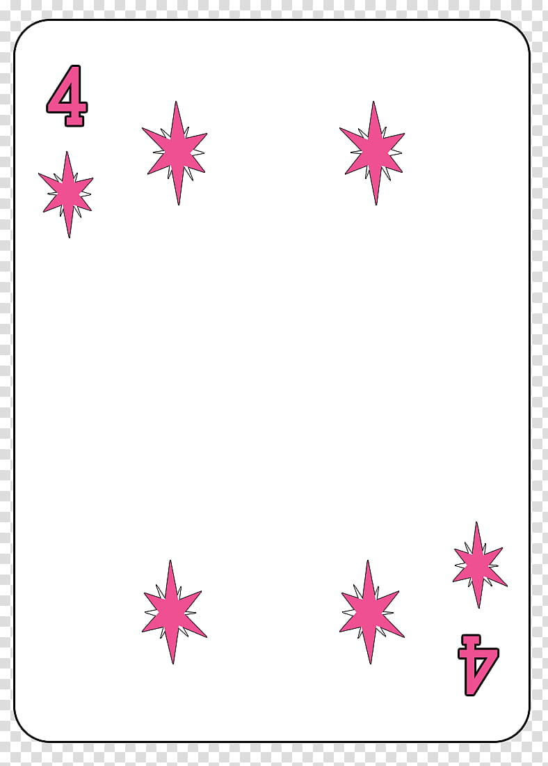 MLP FiM Playing Card Deck, pink  playing card transparent background PNG clipart