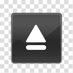 Concept Icon Set, Button eject sq transparent background PNG clipart