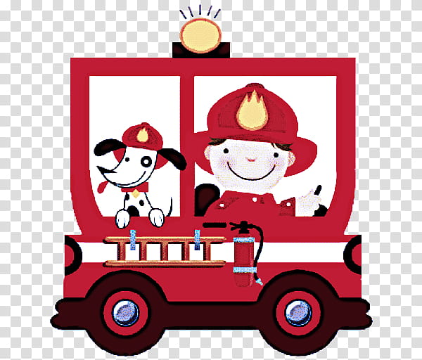 cartoon transport vehicle fire apparatus emergency vehicle, Cartoon, Truck transparent background PNG clipart
